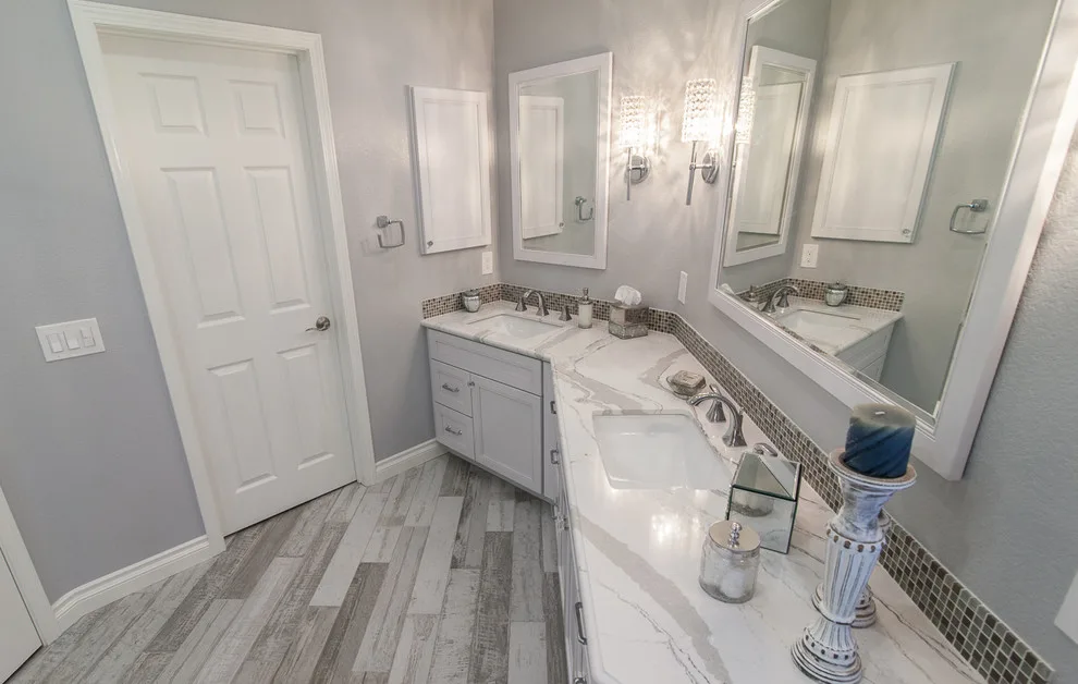 Light-Colored Bathroom by Kitchens Etc. Of V.C. - Photo 12