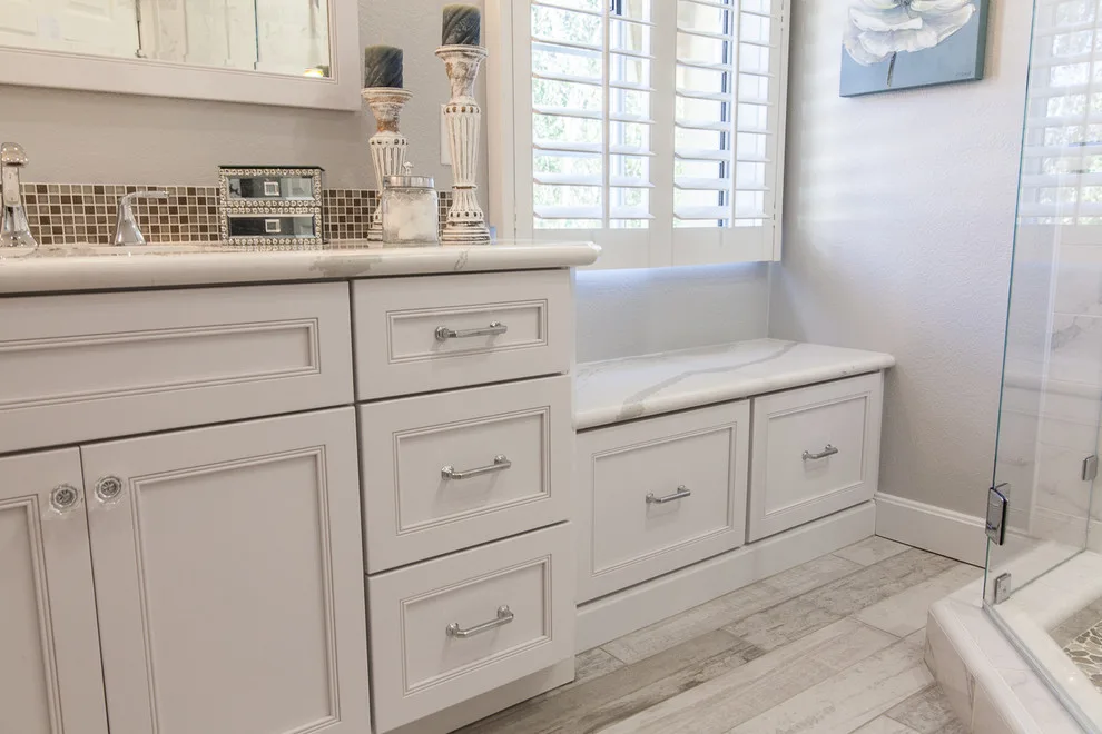 Light-Colored Bathroom by Kitchens Etc. Of V.C. - Photo 8