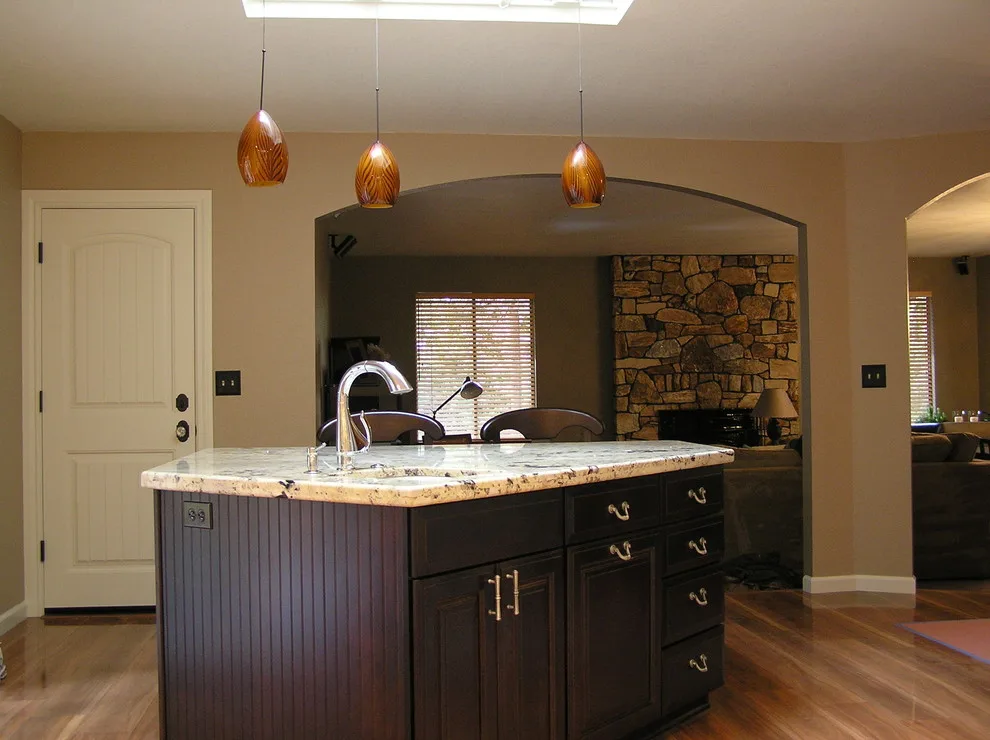 Kitchen with White Cabinets by SBC Contractors - Photo 7