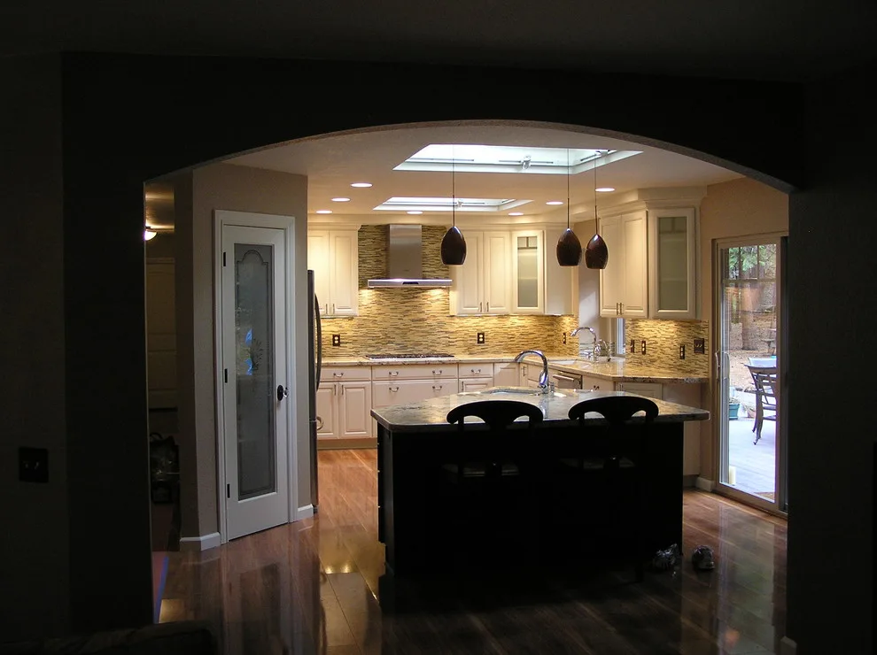 Kitchen with White Cabinets by SBC Contractors - Photo 4