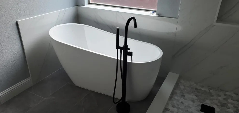 White - Complete Bathroom Renovation by Revive And Renew Remodeling LLC - Photo 3