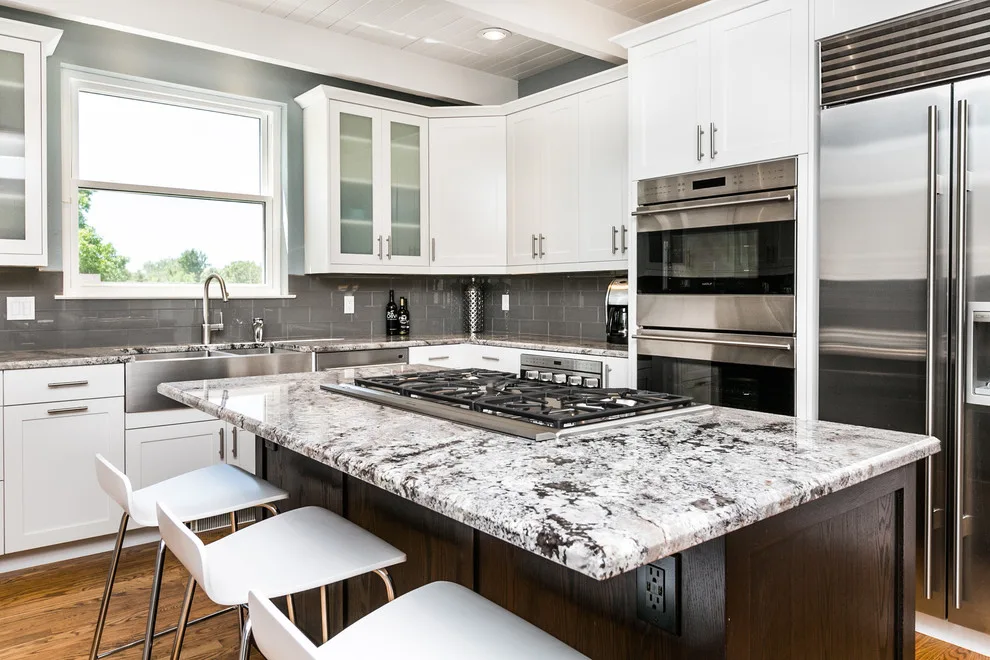 Elegant White Kitchen by More Brothers Construction - Photo 3