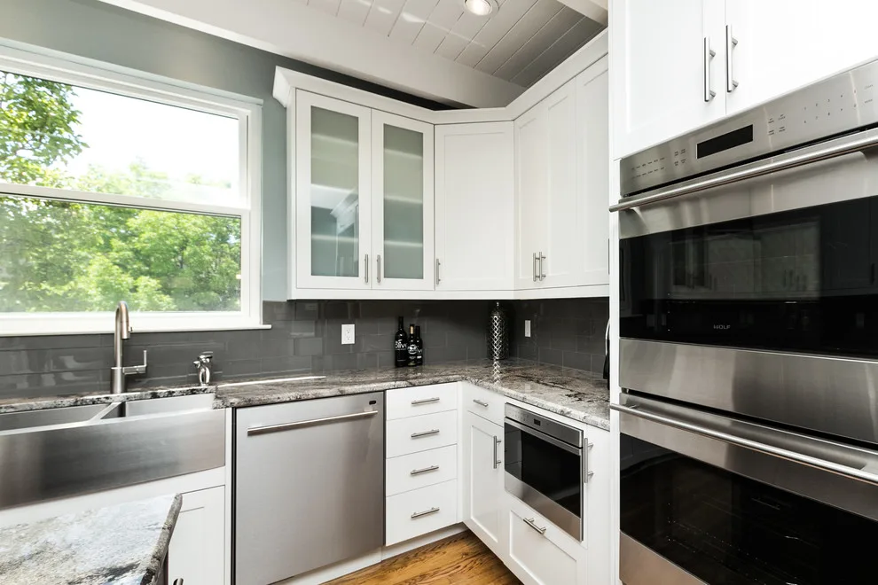 Elegant White Kitchen by More Brothers Construction - Photo 4