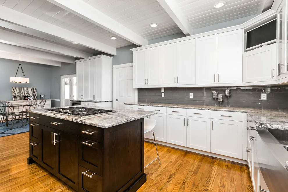 Elegant White Kitchen by More Brothers Construction - Photo 6
