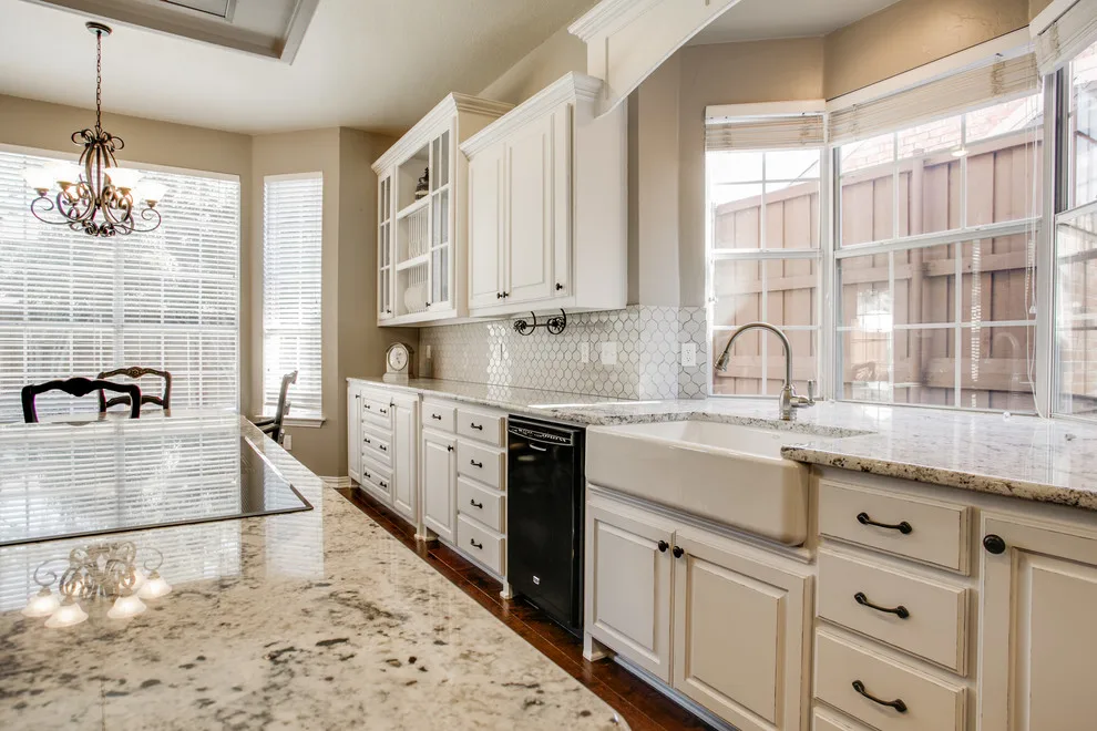 Plano White Kitchen Remodel by DFW Improved - Photo 10