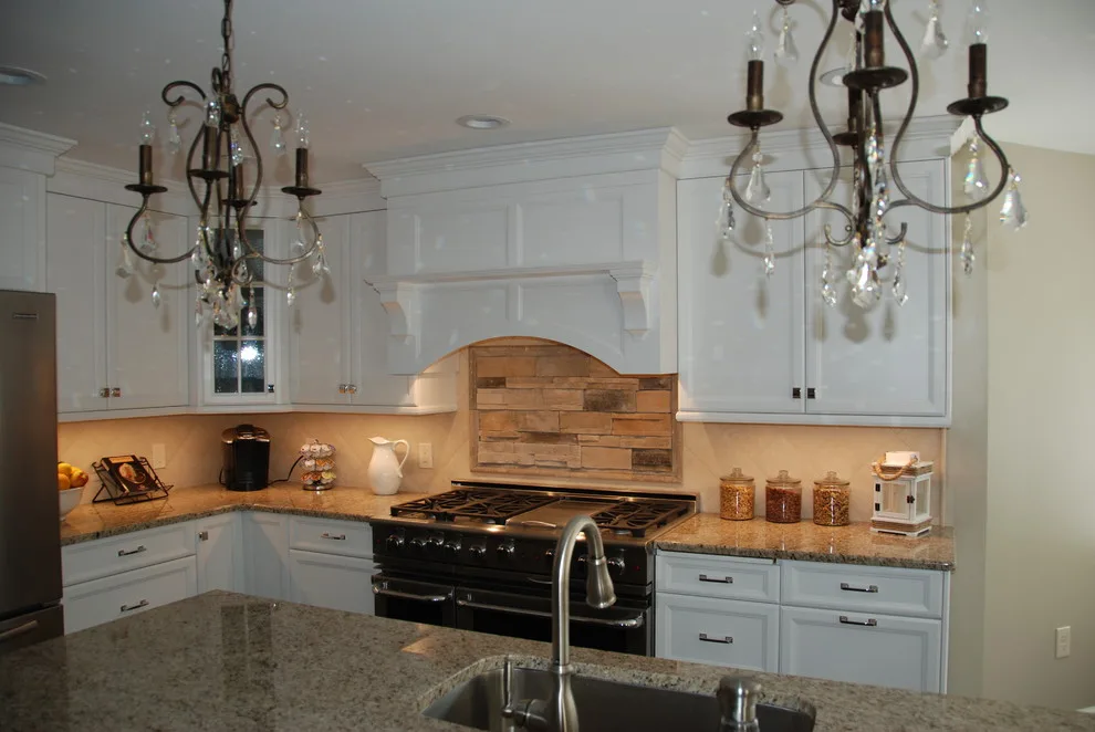 Elegant and Charming White Kitchen by Conrad Kitchen, Bath And Remodeling LLC - Photo 8
