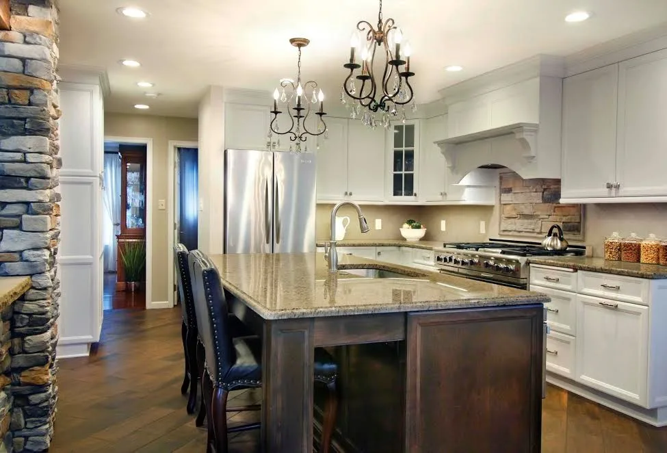 Elegant and Charming White Kitchen by Conrad Kitchen, Bath And Remodeling LLC - Photo 3