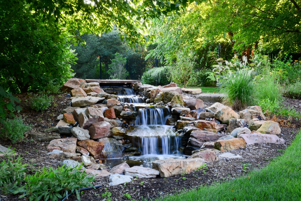 Custom Design Fireplace, Patio and Water Feature by Breaking Ground - Photo 24