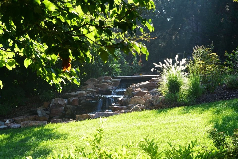 Custom Design Fireplace, Patio and Water Feature by Breaking Ground - Photo 15