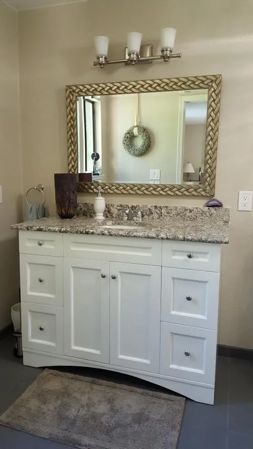 Marble White Bathroom by Henle Construction, Inc. - Photo 12