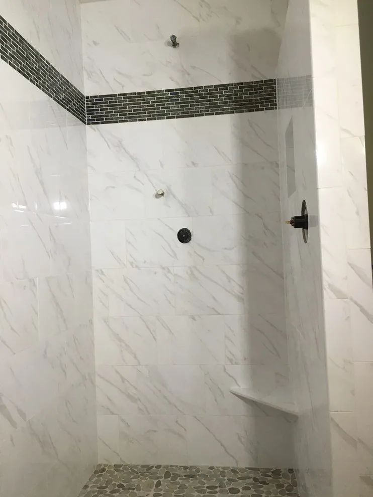 Marble White Shower by Phoenix Home Solutions, LLC - Photo 8