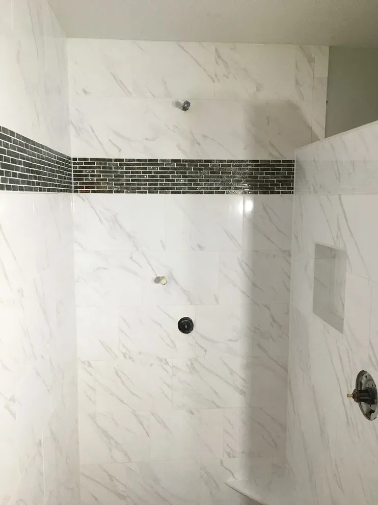 Marble White Shower by Phoenix Home Solutions, LLC - Photo 4