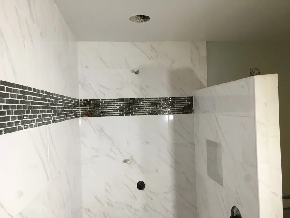 Marble White Shower by Phoenix Home Solutions, LLC - Photo 9