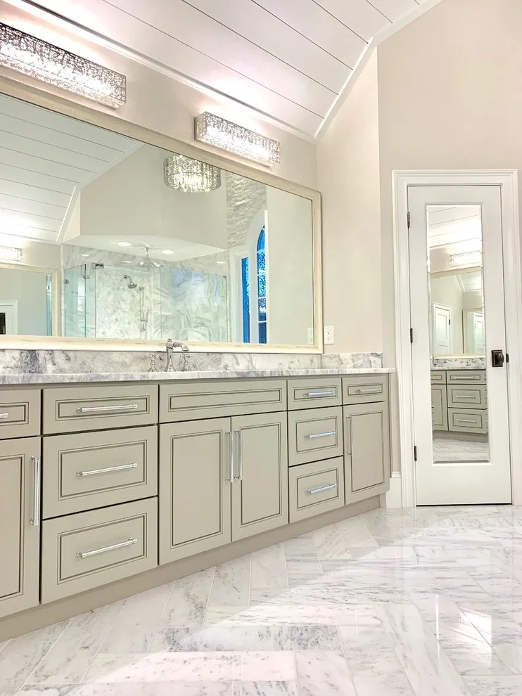 Elegant White Bathroom by RH Design And Remodeling - Photo 28