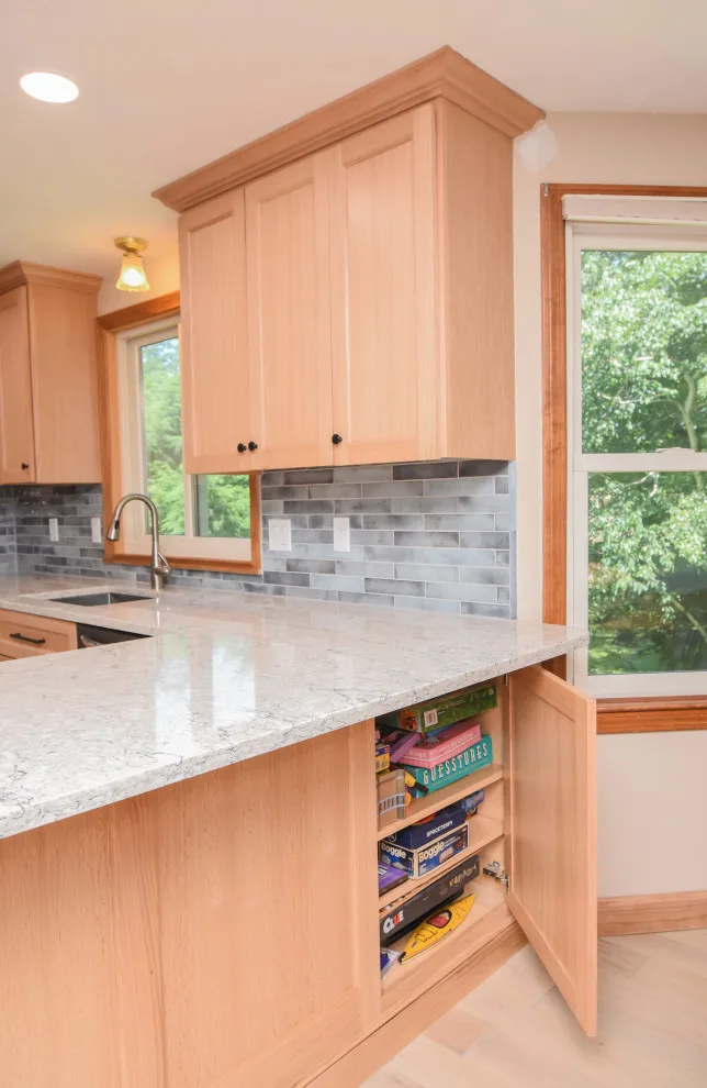 White Oak Culinary by Taylor Made Cabinets, Leominster MA - Photo 4