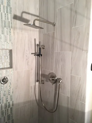 White Bathroom Renovation by Northshore Renovations - Photo 4