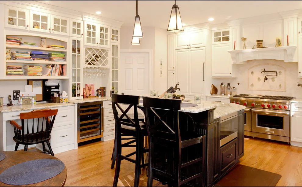 Pittsford, NY Traditional White Kitchen Renovation by Inde Kitchen Remodelers - Photo 11