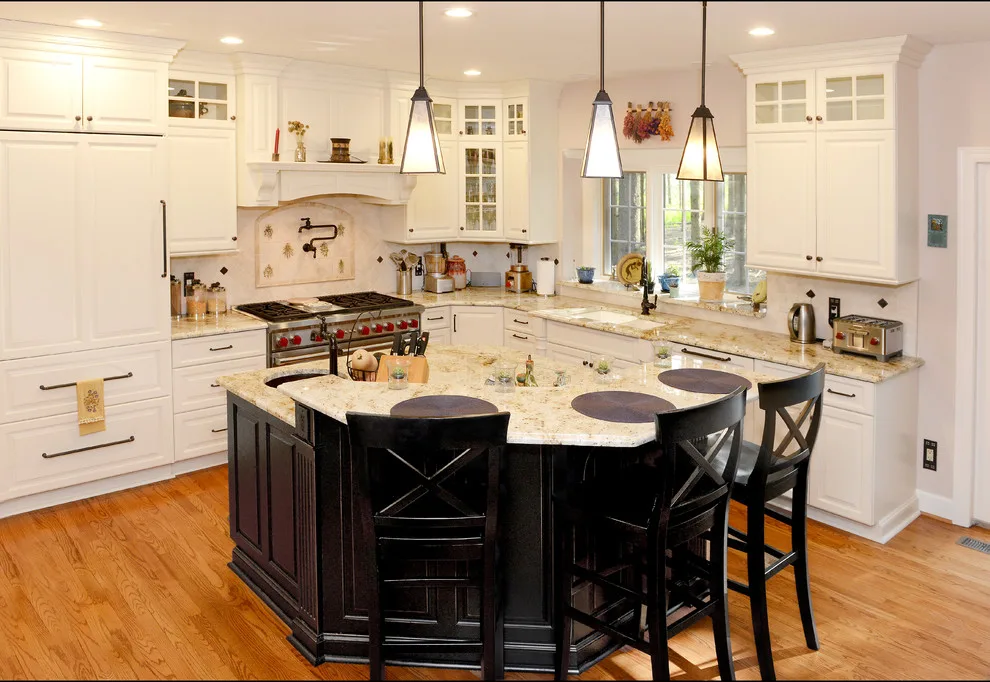 Pittsford, NY Traditional White Kitchen Renovation by Inde Kitchen Remodelers - Photo 8