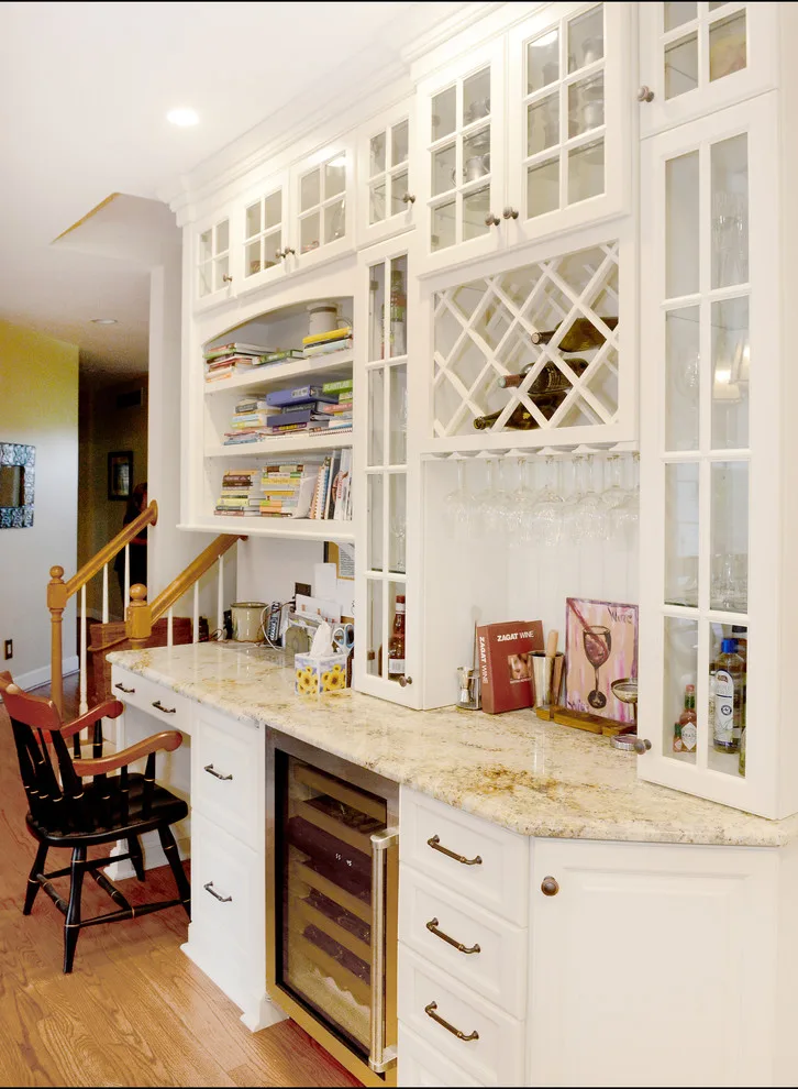 Pittsford, NY Traditional White Kitchen Renovation by Inde Kitchen Remodelers - Photo 12