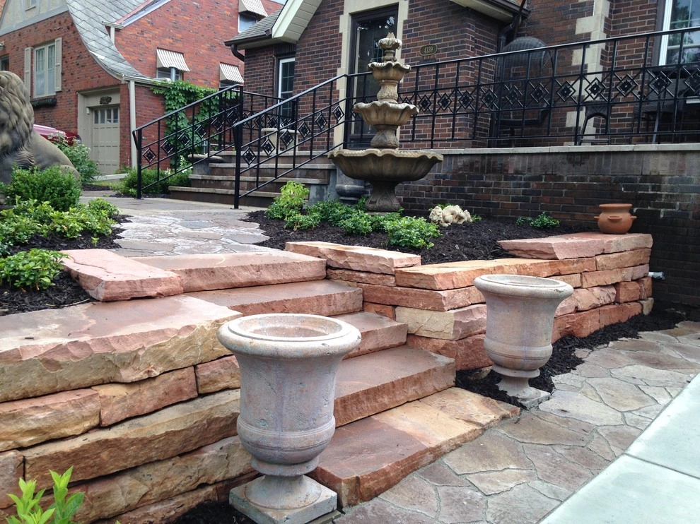 Natural Stone and Statue Garden by Breaking Ground - Photo 26