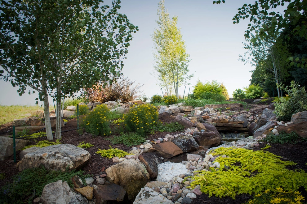 Rustic Mountain Stream into Lakeside Patio by Breaking Ground - Photo 18