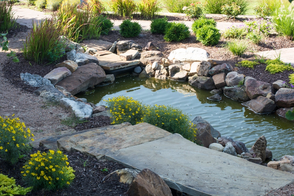 Rustic Mountain Stream into Lakeside Patio by Breaking Ground - Photo 16