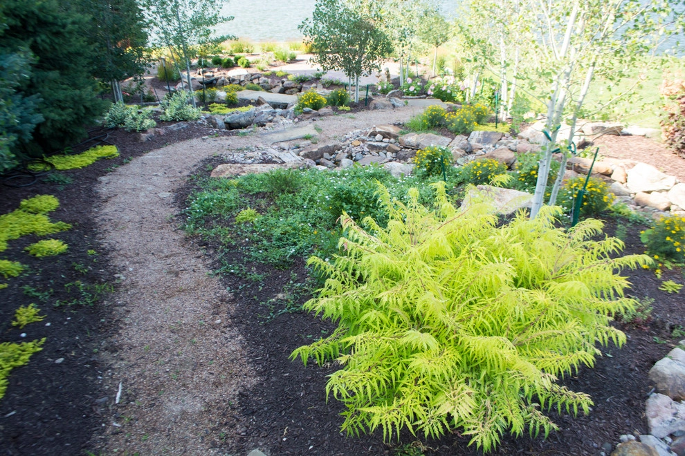Rustic Mountain Stream into Lakeside Patio by Breaking Ground - Photo 2
