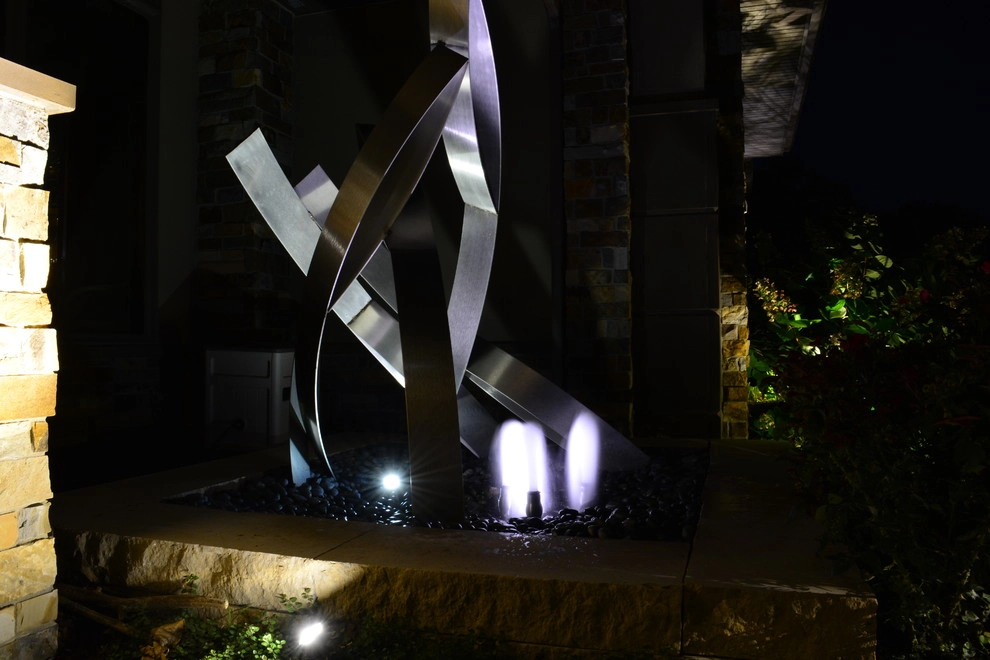 Modern Hillside Entry and Sculpture Garden by Breaking Ground - Photo 39