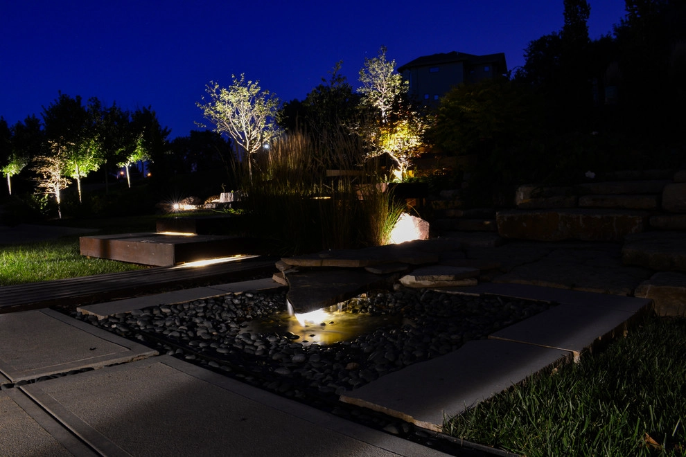 Modern Hillside Entry and Sculpture Garden by Breaking Ground - Photo 46