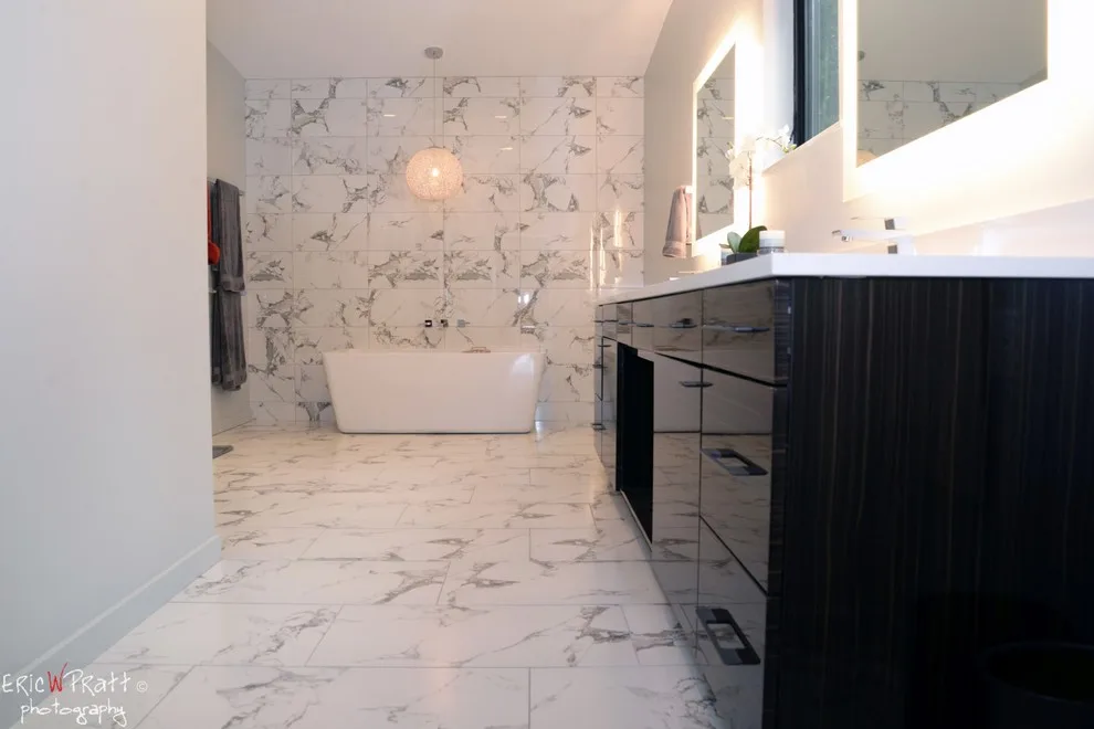 Contemporary Kitchen and Master Suite in Winchester by Cavalier Kitchens & Baths, Inc. - Photo 4