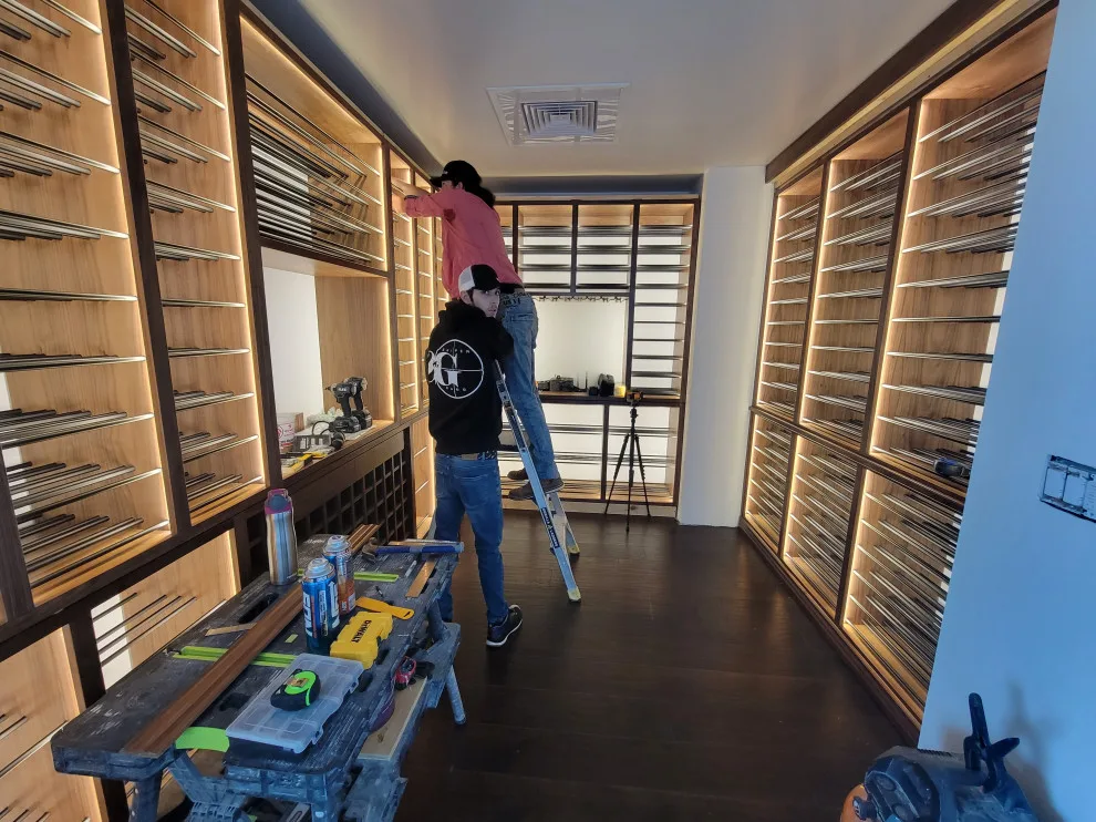 Downtown Austin Condo Wine Cellar by Modern Home Transformations, LLC - Photo 6