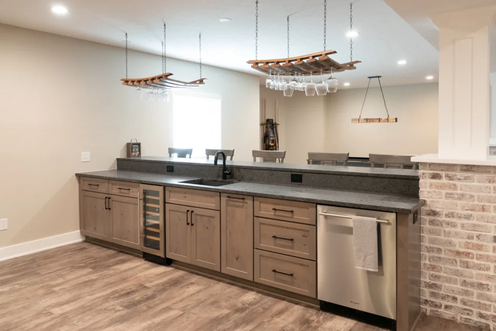 Basement for Wine Enthusiasts by Nicholas Design Build - Photo 2