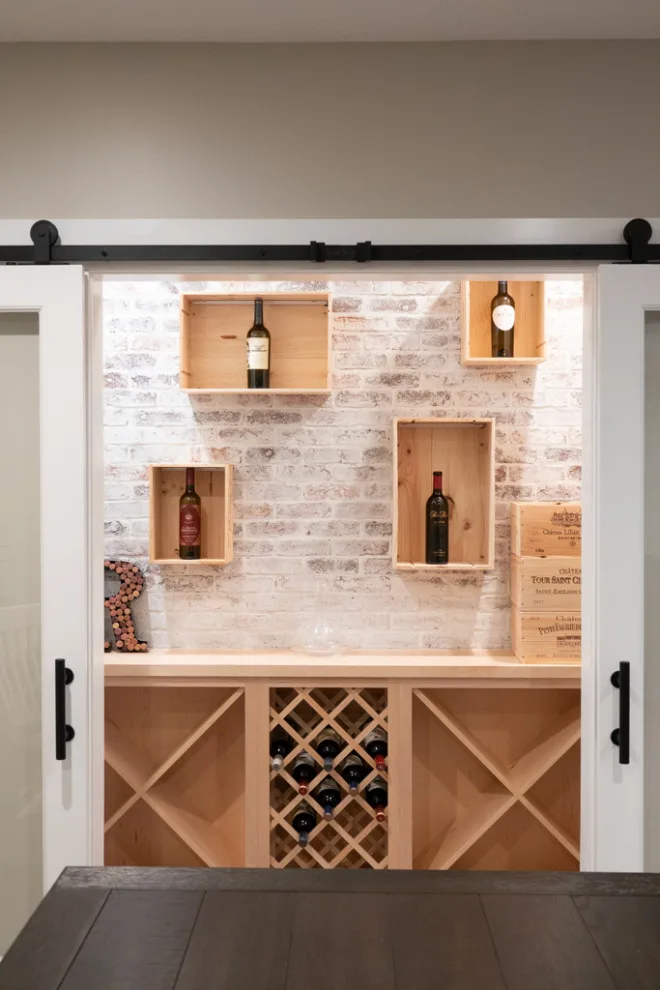 Basement for Wine Enthusiasts by Nicholas Design Build - Photo 6