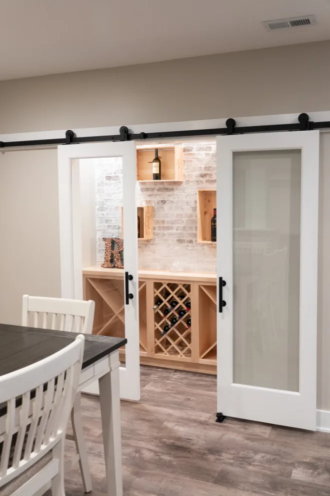 Basement for Wine Enthusiasts by Nicholas Design Build - Photo 9