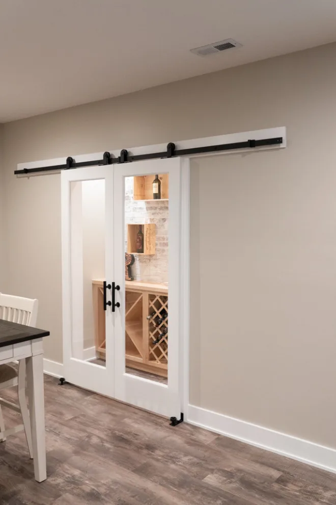 Basement for Wine Enthusiasts by Nicholas Design Build - Photo 15