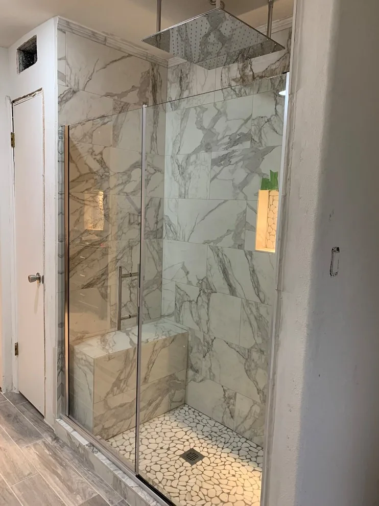 Chilly White Master Bathroom by CG Construction - Photo 4