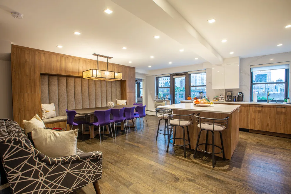 Wood Accented Full Apartment Renovation by Eastside Design & Build Inc. - Photo 3