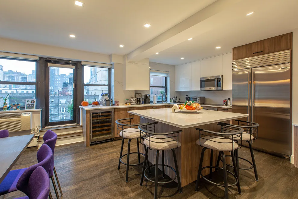 Wood Accented Full Apartment Renovation by Eastside Design & Build Inc. - Photo 10