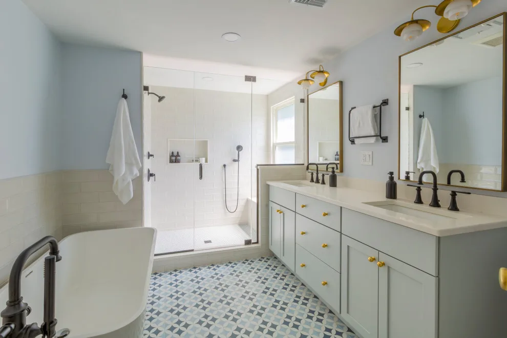 Woodcroft Master Bathroom - Summit, NJ by KraftMaster Renovations - Photo 4