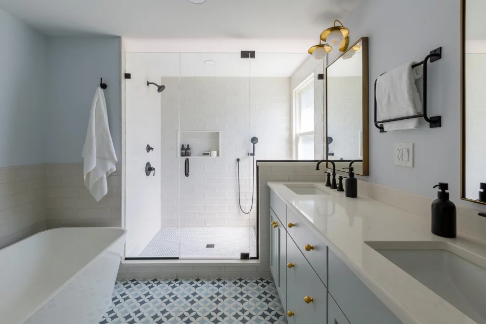 Woodcroft Master Bathroom - Summit, NJ by KraftMaster Renovations - Photo 12