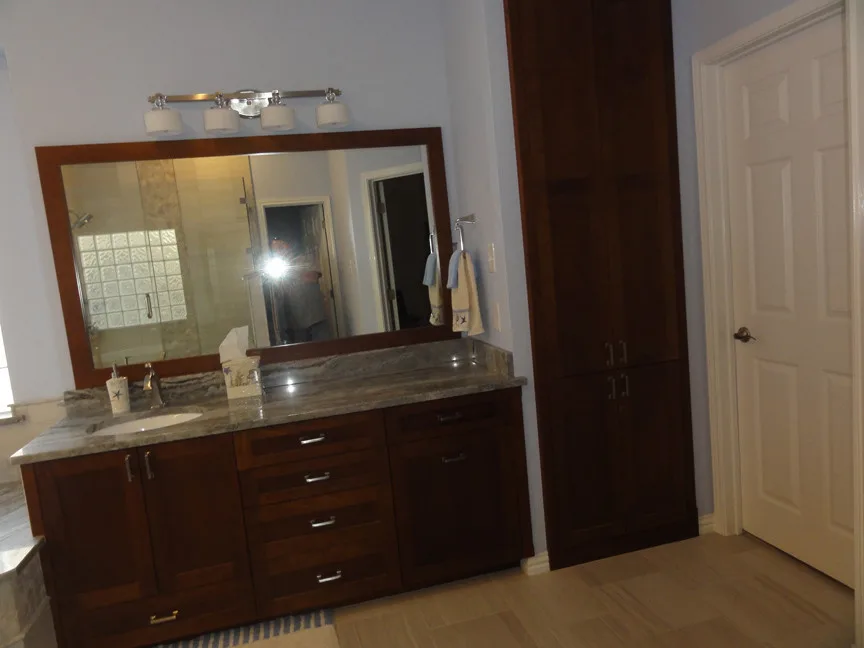 Wright primary bathroom by MHM Remodeling - Photo 7