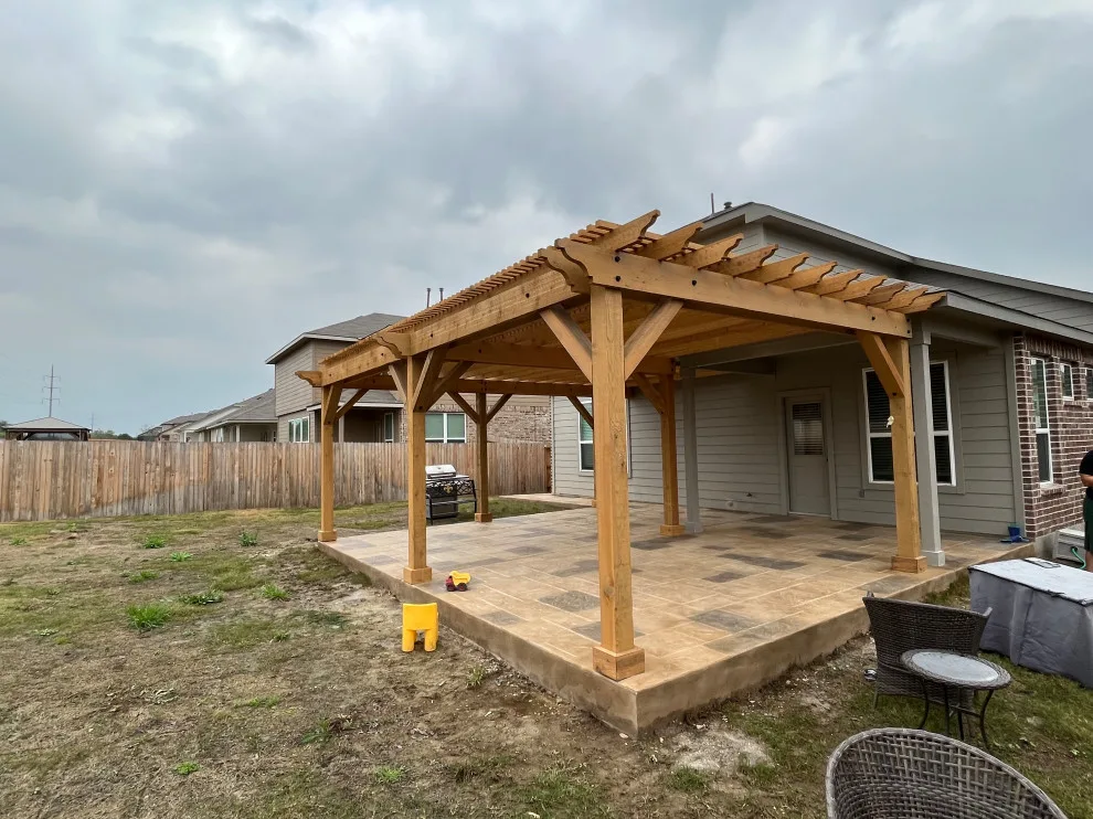 Kennedy Patio Cover and Decorative Concrete by Stillwater Building & Remodeling - Photo 2