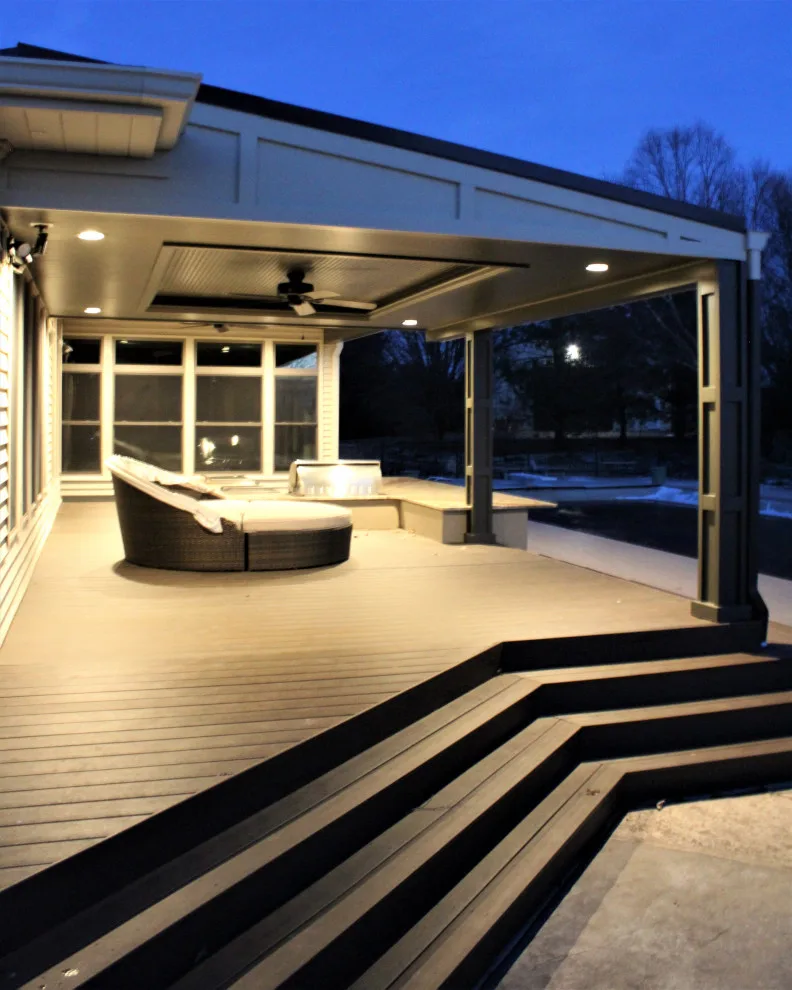 Kensington Estates Sheltered Patio by Paul Davis Restoration-Lincoln - Photo 4