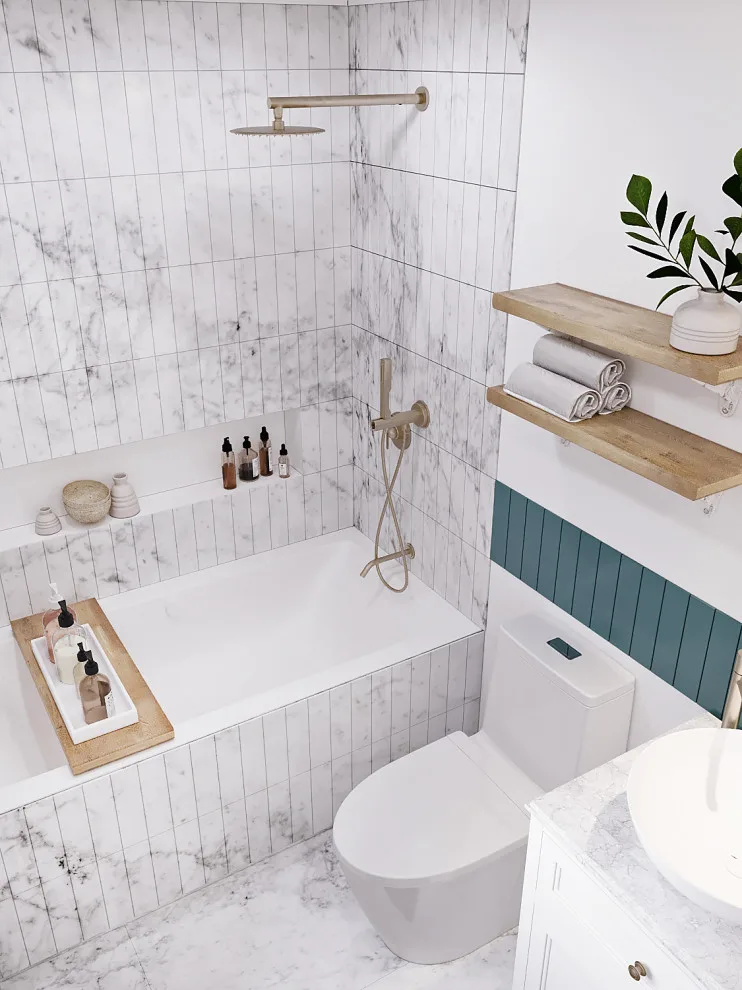 Children's Bathroom Renovation - Menlo Park by HomeTech Construction & Design - Photo 2