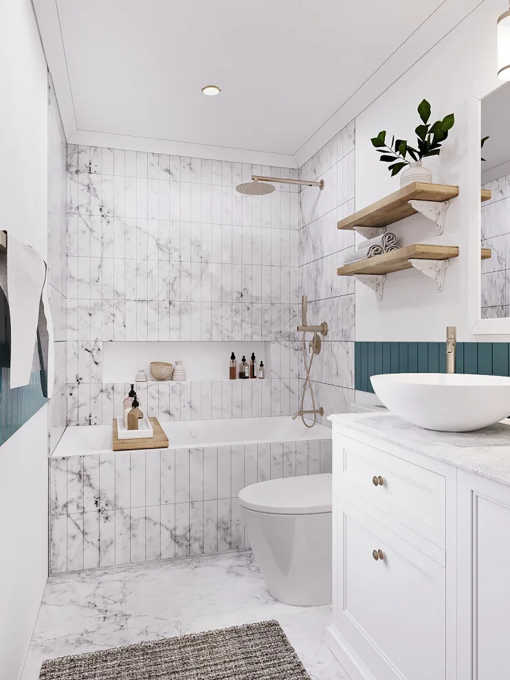 Children's Bathroom Renovation - Menlo Park by HomeTech Construction & Design - Photo 3