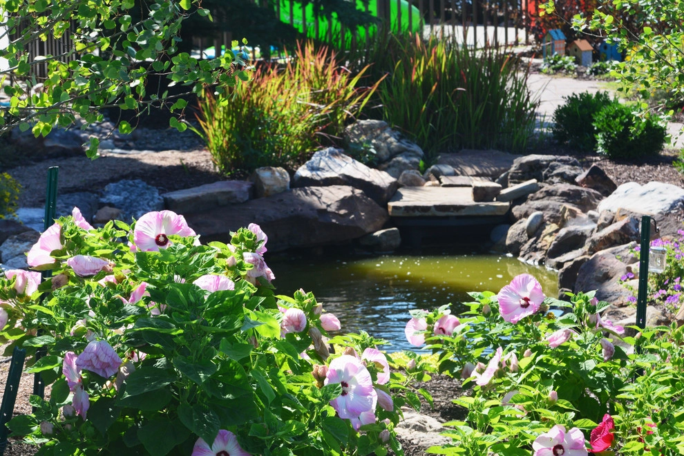 Rustic Mountain Stream into Lakeside Patio by Breaking Ground - Photo 8