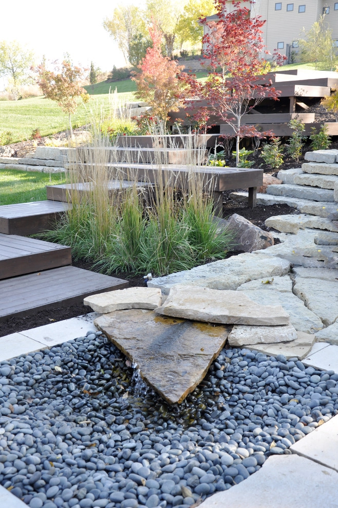 Modern Hillside Entry and Sculpture Garden by Breaking Ground - Photo 38