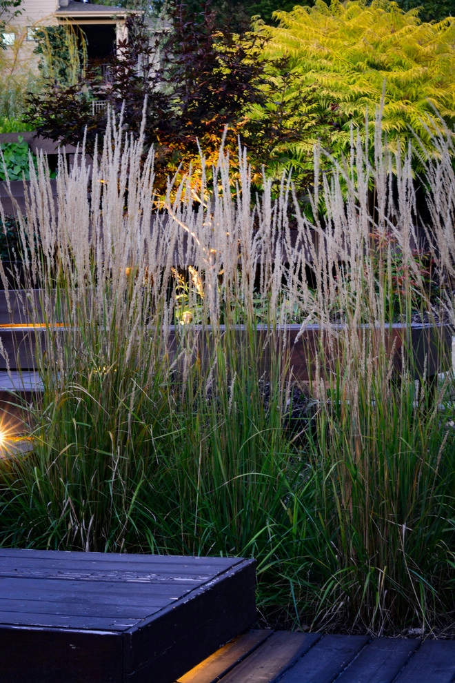 Modern Hillside Entry and Sculpture Garden by Breaking Ground - Photo 56