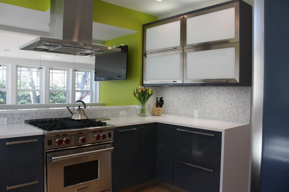 Contemporary Kitchen Design Featuring Neon Highlights by Cambridge Home Renovations - Photo 11