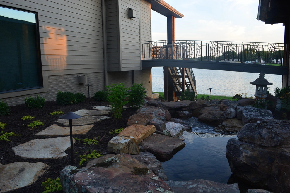 Lakeside Entertainment Space and Water Feature by Breaking Ground - Photo 13
